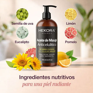Anti-Cellulite® | Aceite de Masaje Natural MX (100ml)