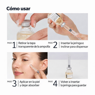 Deep Collagen® | Sérum  coreano con 30 péptidos de seda