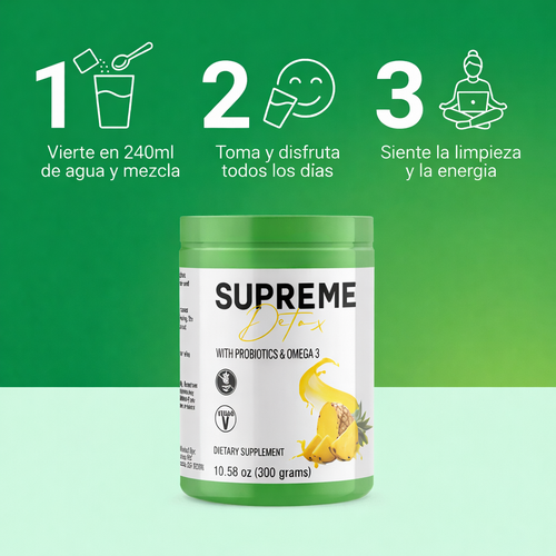 Supreme Detox® | Limpieza intestinal y Anti Hinchazón
