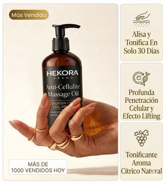 Anti-Cellulite® | Aceite de Masaje Natural MX (100ml)