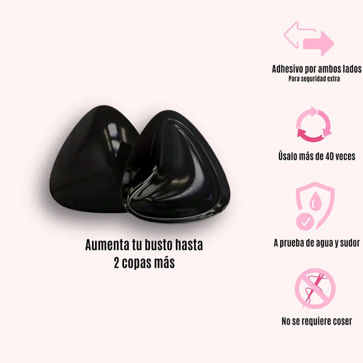 Boost®️ - Almohadilla Pegajosa Para Aumentar 2 Tallas Mas Tu Busto