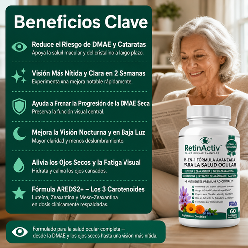 RetinActiv™ Fórmula Avanzada 15 en 1