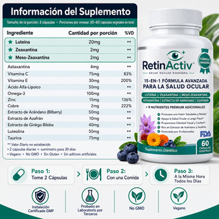 RetinActiv™ Fórmula Avanzada 15 en 1