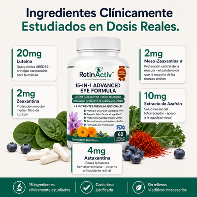RetinActiv™ Fórmula Avanzada 15 en 1