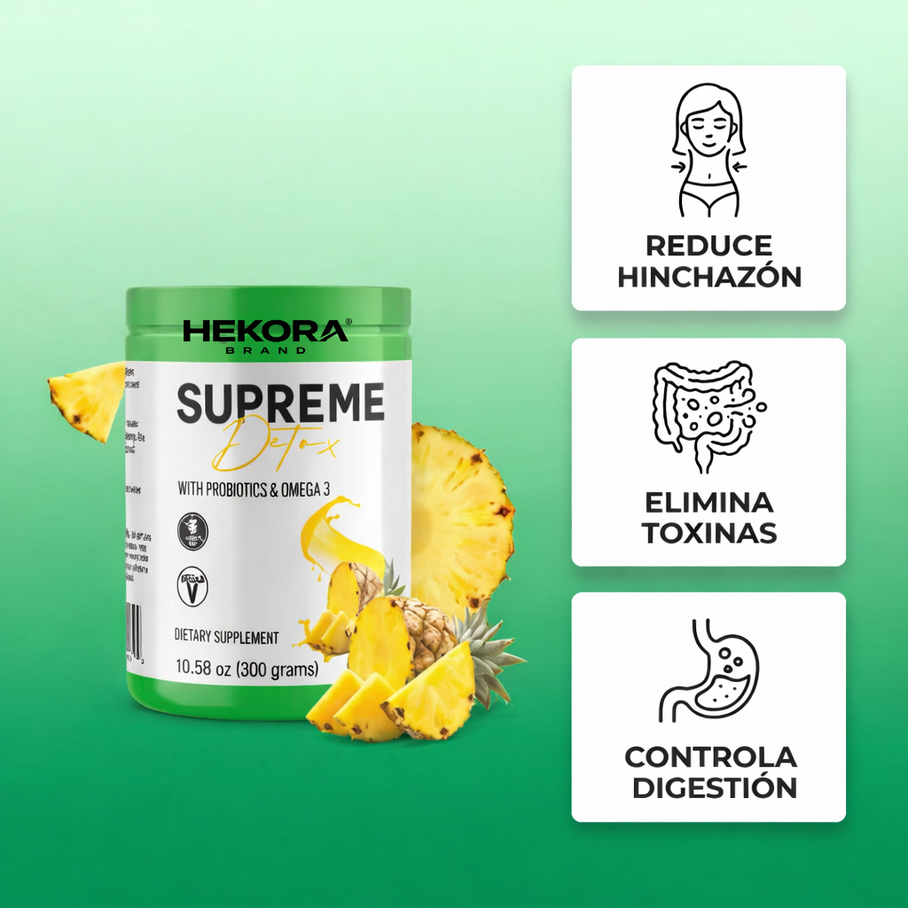Supreme Detox® | Limpieza intestinal y Anti Hinchazón