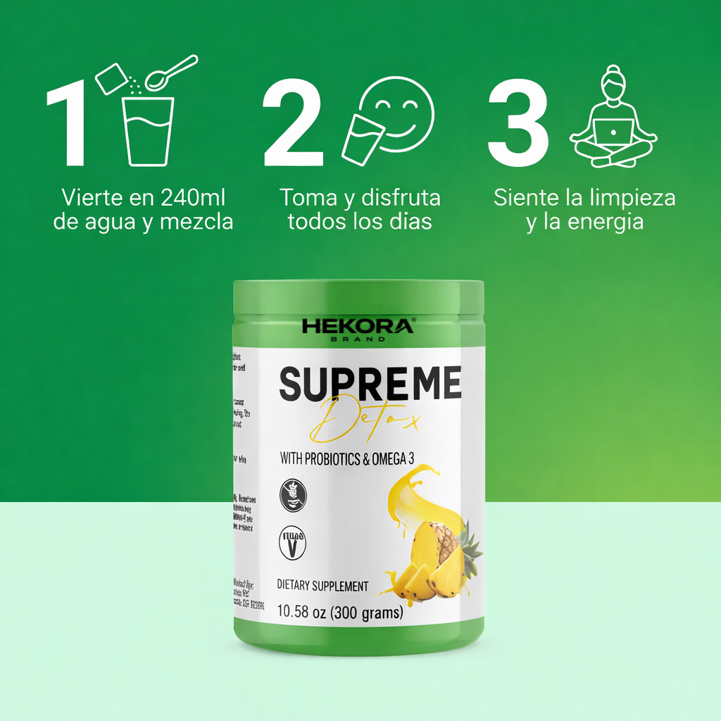Supreme Detox® | Limpieza intestinal y Anti Hinchazón