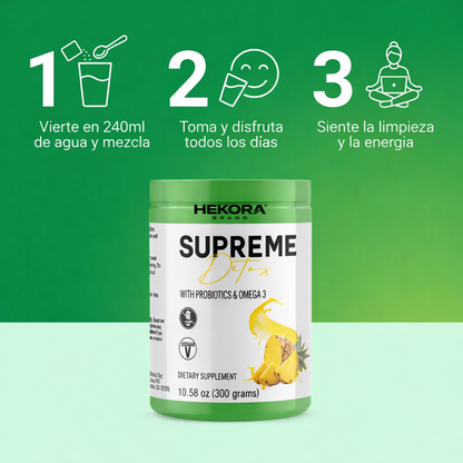 Supreme Detox® | Limpieza intestinal y Anti Hinchazón