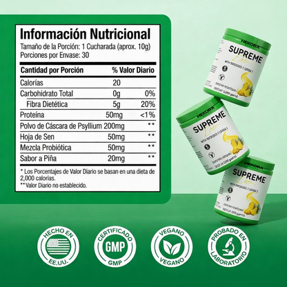 Supreme Detox® | Limpieza intestinal y Anti Hinchazón