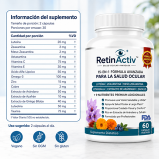 RetinActiv™ Fórmula Avanzada 15 en 1