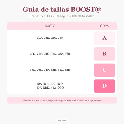 Boost®️ - Almohadilla Pegajosa Para Aumentar 2 Tallas Mas Tu Busto